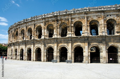 Fotografie, Obraz Arènes de Nîmes, Nîmes, département du Gard, France
