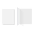 © Azad Mammedli - Mockup opened magazine, journal, booklet, postcard, flyer, business card or brochure . Vector Illustration