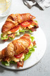 BLT bacon lettuce tomato sandwich croissant