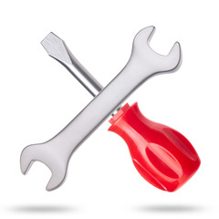 Screwdriver and wrench icon