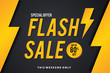 © Zein Akhmad - Sale Banner. Flash Sale Banner Template Design. Flash sale. Vector illustration.