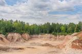 Fototapeta Do pokoju - View of the dolomite quarry