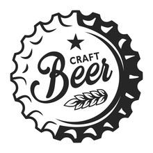 Vintage Beer Cap Logo