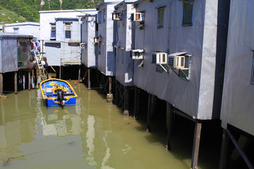 Tai O fishing village in Hong Kong