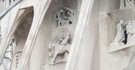 Canvas Print - Façade de la Familia Sagrada