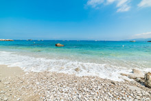 Pebbles And Sand In World Famous Marina Grande Beach In Capri