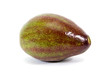 Purple avocado isolated on white background