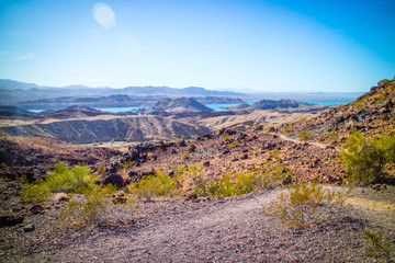 Overlooking view of Sara`s Crack Trail