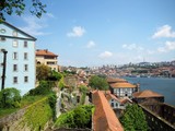 Fototapeta Miasto - View on the city of Porto and the river Douro in Portugal