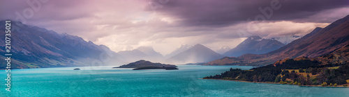 Cuadros en Lienzo Sturm über Glenorchy, Central Otago - Südinsel von Neuseeland