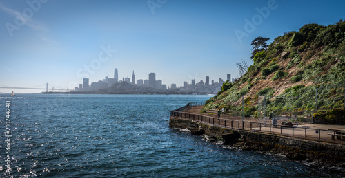 Plakat San Francisco widok z wyspy Alcatraz