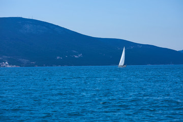 yacht and sea