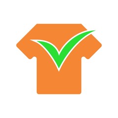 Poster - clothing logo. clothes icon. fashion symbol. vector eps 08.