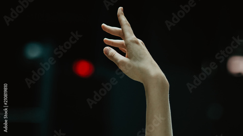 Close up of practice makes perfect- ballerina practices on the dancing  hall. Image of ballerina hands in the action. - Buy this stock photo and  explore similar images at Adobe Stock