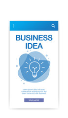 Sticker - BUSINESS IDEA INFOGRAPHIC