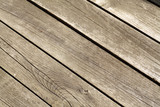 Fototapeta Pomosty - Wooden floor pattern with blur effect.