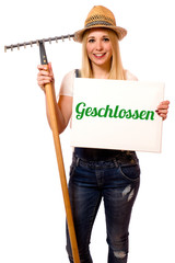 Poster - Geschlossen