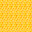 Honeycomb background from a bee hive. Vector illustration of geometric texture. Seamless hexagons pattern for web, print, wallpaper, wrapping, fashion fabric, textile design, background for invitation
