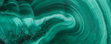 The Green Malachite. Photo Texture. Macro.