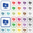 © botond1977 - FTP group outlined flat color icons