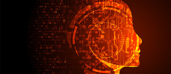 Artificial intelligence concept. Technology background.