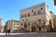 Palazzo dei Priori in Piazza IV Novembre (square) in Perugia, Umbria, Italy