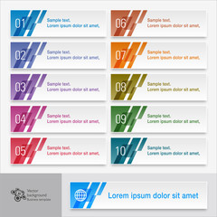Wall Mural - banner & button design #vector graphics