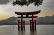 Torii de Itsukushima à Miyajima au Japon