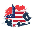 © lar01joka - Isolated empty american emblem