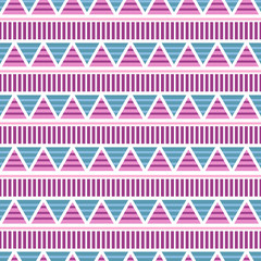 Wall Mural - Vector seamless abstract tribal pattern.