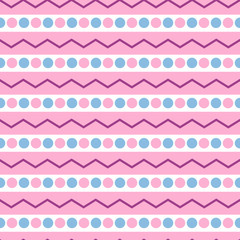 Wall Mural - Vector seamless abstract tribal pattern. 