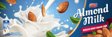Almond milk ads