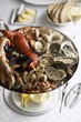 © Foodlovers - A seafood platter with lobster, oysters, bread, butter and mayonnaise