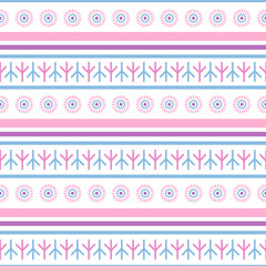 Wall Mural - Vector seamless abstract tribal pattern.
