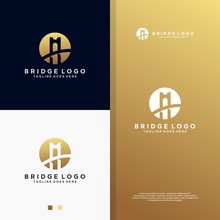 Luxury Circle Bridge Logo Design
