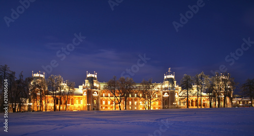 Plakat Wielki pałac w Tsaritsyno. Moskwa. Rosja