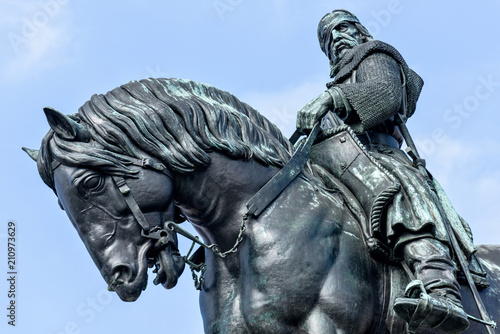 Fotografía Equestrian statue of Jan Zizka near Vitkov memorial