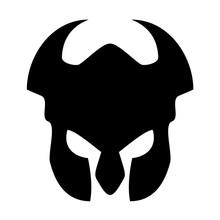 Viking Warrior Mask Icon