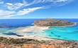 Famous Balos lagoon on Greece island Crete