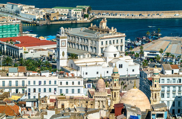 Sticker - Ketchaoua Djamaa al-Djedid Mosques at the Casbah of Algiers, Algeria