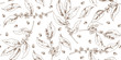 © Maria - Botanical seamless pattern with coffee branches and beans