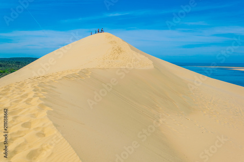 Foto Dune du Pilat, the biggest sand dune in Europe, France