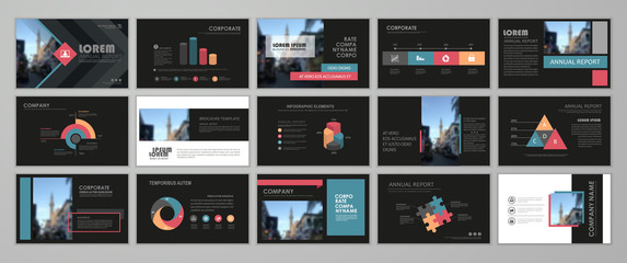 Presentation flyer set