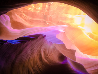 Wall Mural - amazing shapes of antelope canyon, Arizona