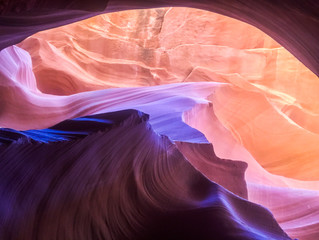 Wall Mural - amazing shapes of antelope canyon, Arizona