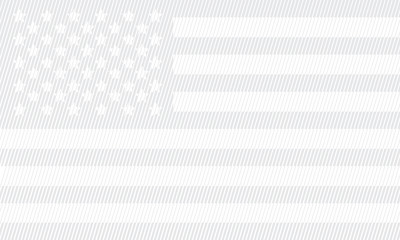 american flag stripes concept with gray color