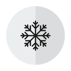 Poster - vector icon snowflake