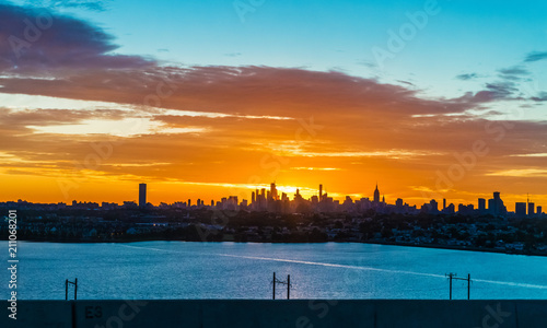 Plakat Sunrise View Manhattan