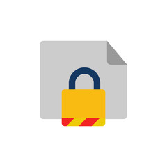 Poster - Lock Database Logo Icon Design