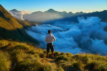 Wall Mural - Rinjani mountain Basecamp 